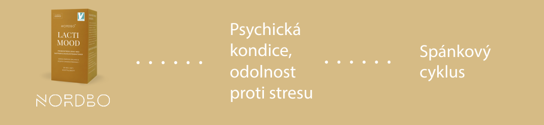 Probiotika Lacti Mood 30 kapslí jako podpora psychické kondice a odolnost proti stresu. Podpora spánkového cyklu.