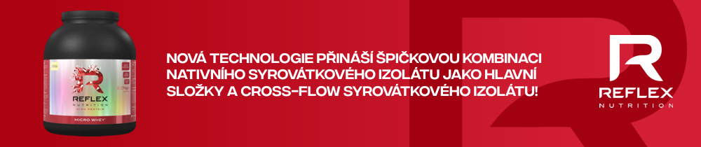 Nová technologie přináší špičkovou kombinaci nativního syrovátkového izolátu.