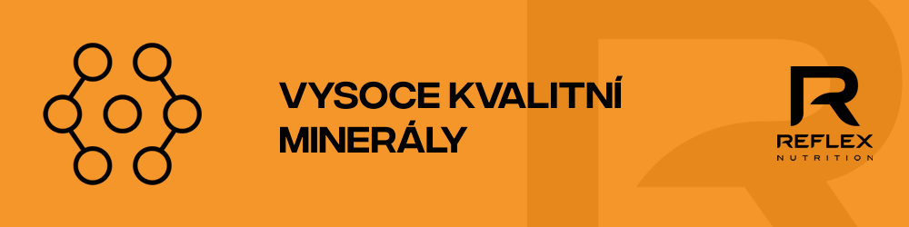 Vysoce kvalitní minerály. Minerály obsažené v doplňcích jsou v organických přírodních formách, s chelátovými vazbami.