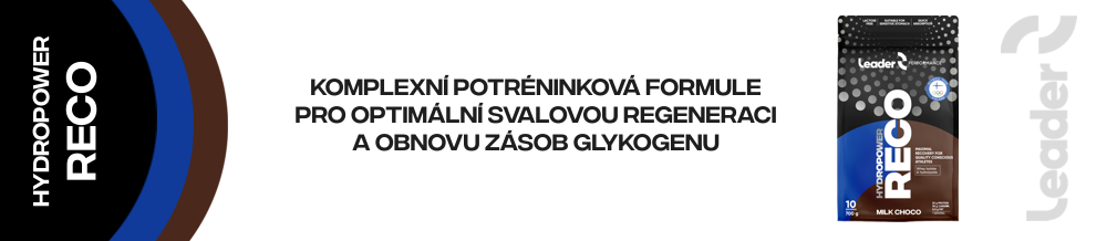 Hydropower Reco jako komplexní potréninková formule pro optimální svalovou regeneraci a obnovu zásob  glykogenu.