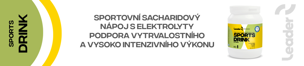 Sportovní sacharidový nápoj s elektrolyty, podpora vytrvalostního a vysoko intenzivního výkonu.