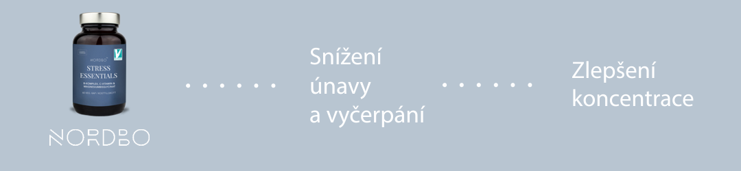 Stress Essentials 60 kapslí pro efektivní podporu při stresu a vyčerpání.