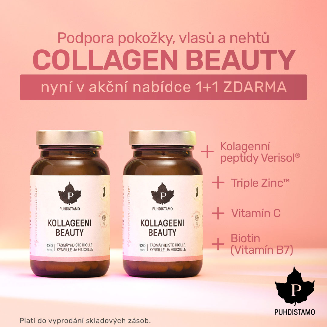 Puhdistamo Collagen Beauty 1+1 zdarma