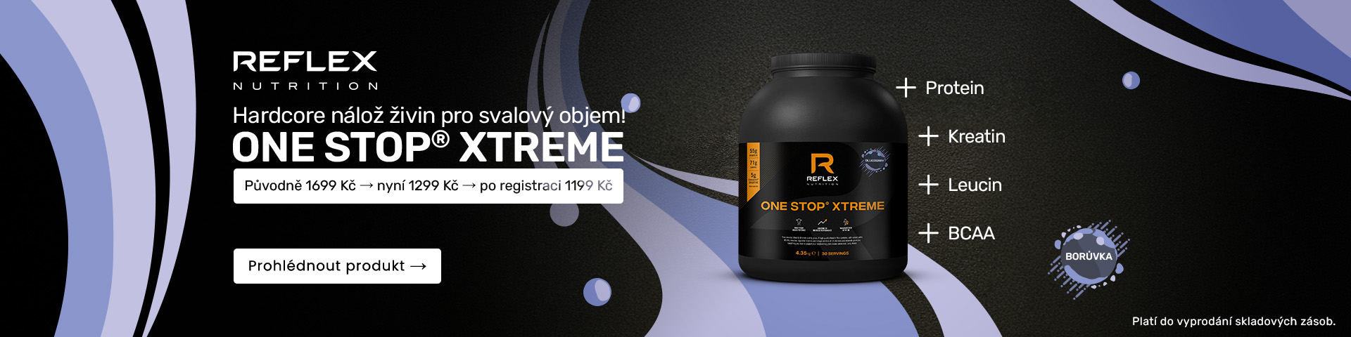 Reflex One Stop Xtreme Borůvka - akční nabídka