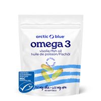 Omega 3 60 kapslí (250mg DHA & 400mg EPA) původ Aljaška